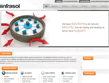Tablet Screenshot of iinfrasolservices.com